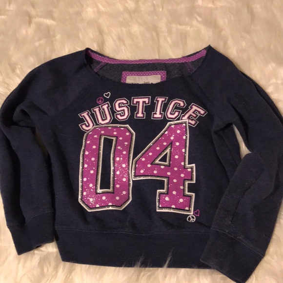 Justice Other - Justice Girls crop sweatshirt size 6